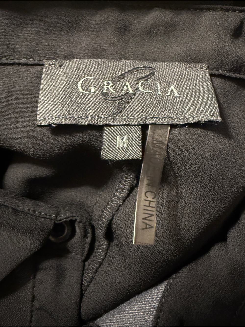 Gracie Women’s Faux Leather Bib button up Casual Top - Picture 2 of 6